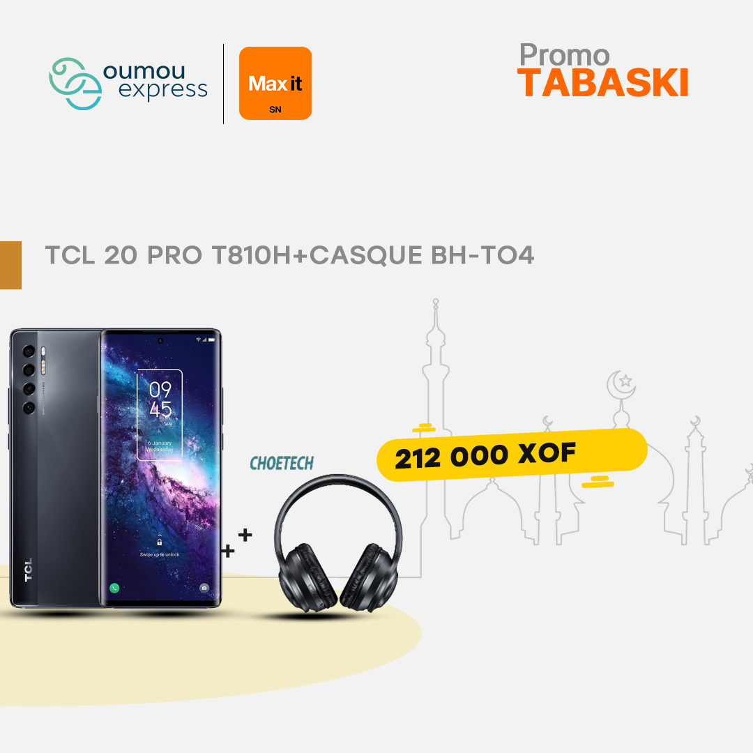 TCL Pack 20Pro + Casque BH-T04 By OumouGroup