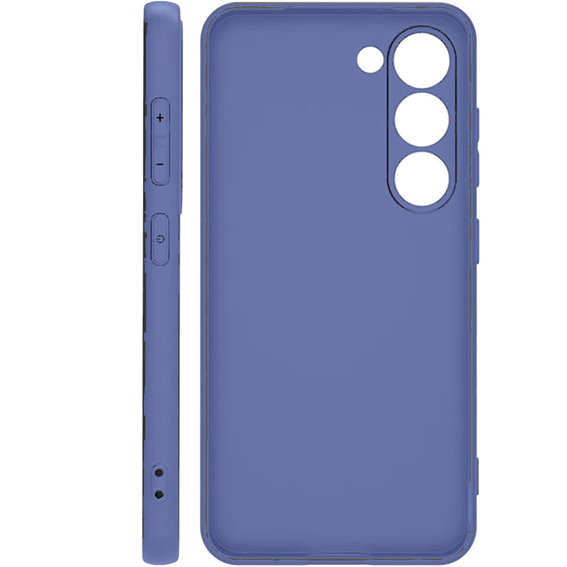 Coque silicone Samsung A15 Bleu