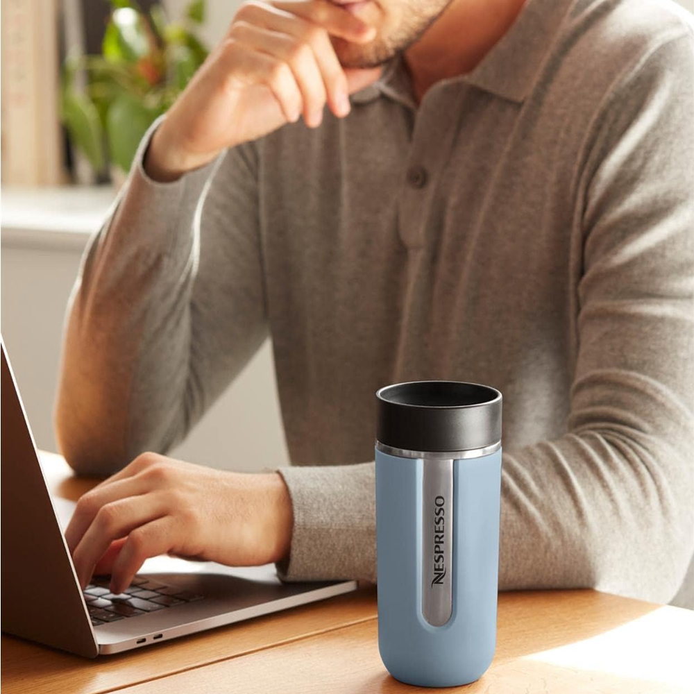 Mug Nomad Travel medium Ocean Blue 400ml by Nespresso