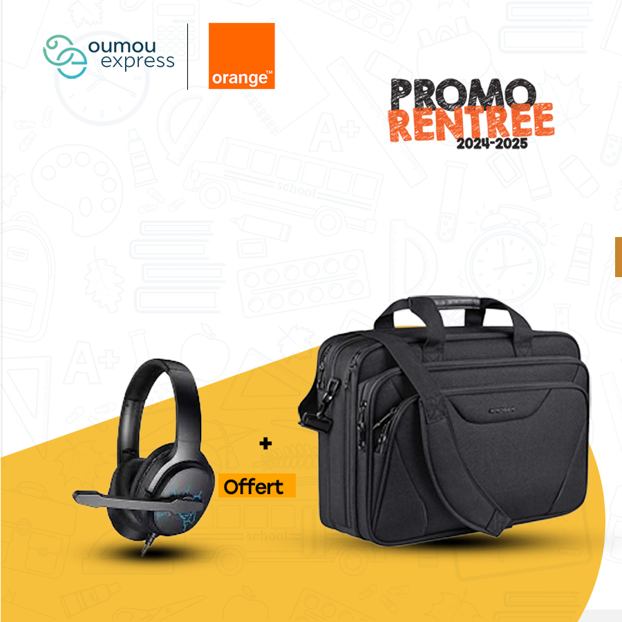 Aucune Sac à dos pour ordinateur portable ebp007 Laptop Bag + casque H213Z offert By OumouGroup