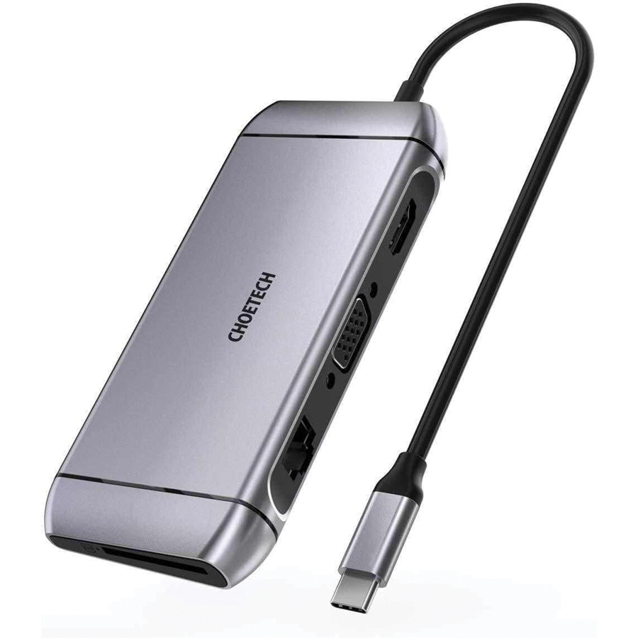 Choetech Adaptateur multiports 9 en 1 Choetech USB-C By OumouGroup