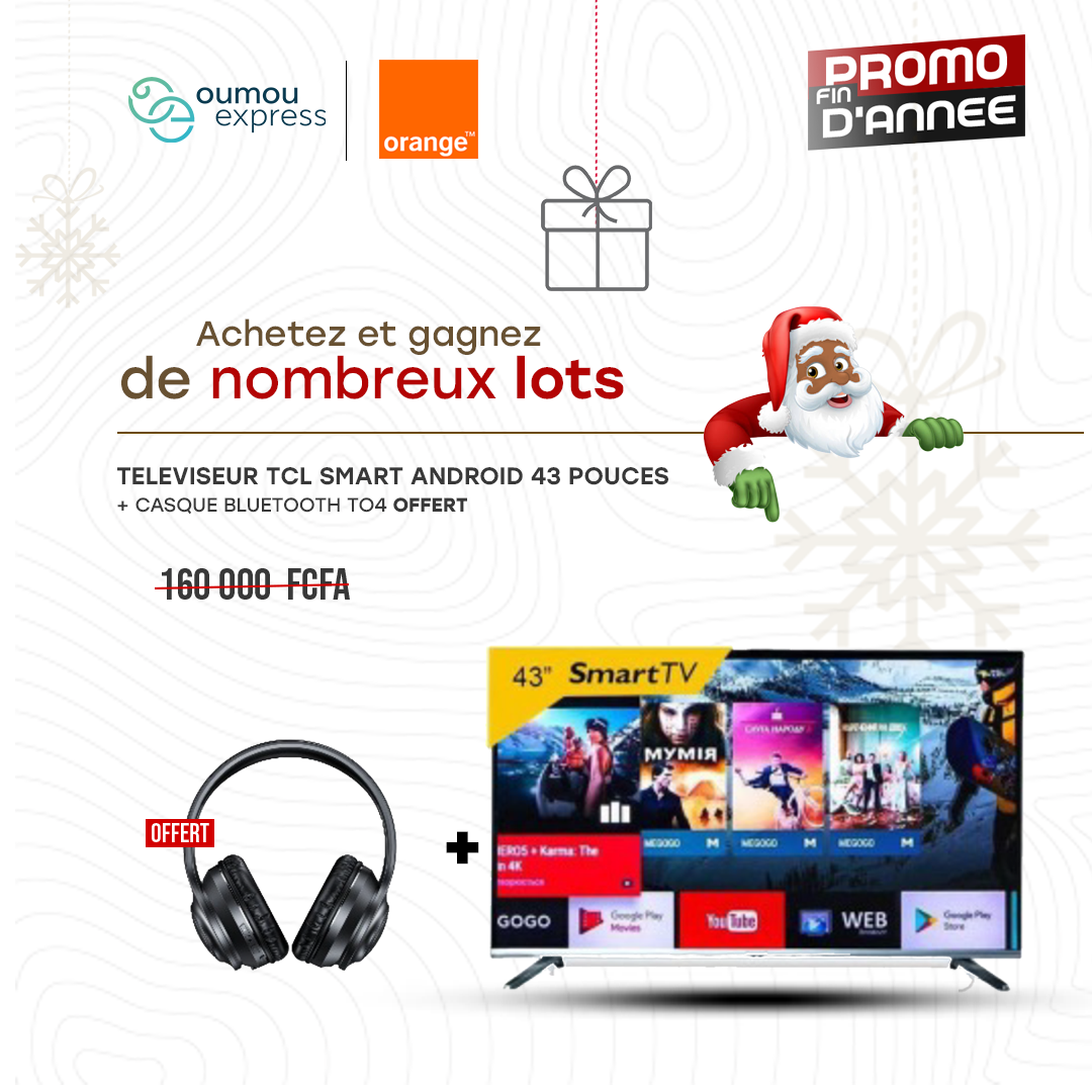 TCL Smart TV Téléviseur 43 pouces TCL By OumouGroup