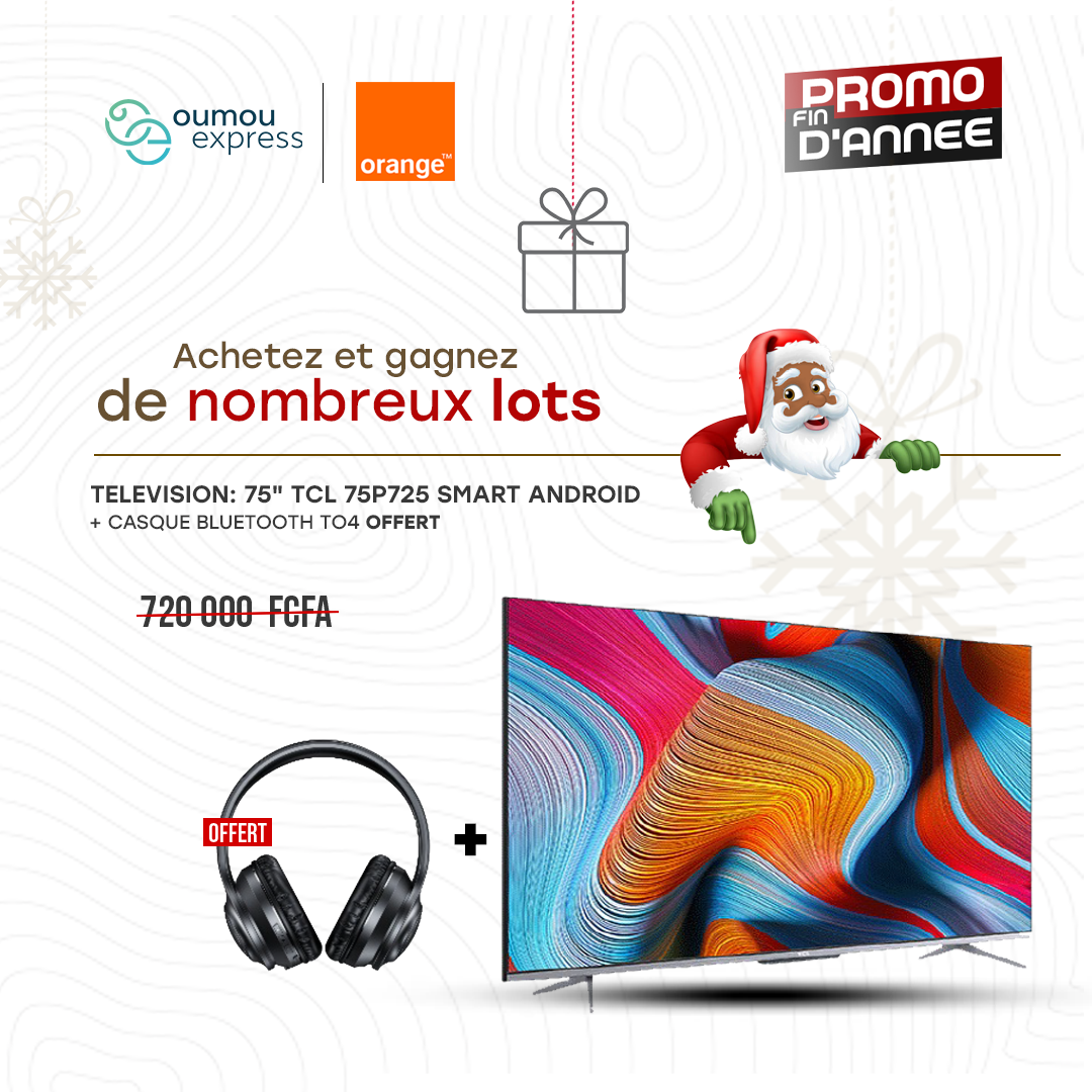 TCL Smart TV Téléviseur 75 pouces TCL By OumouGroup