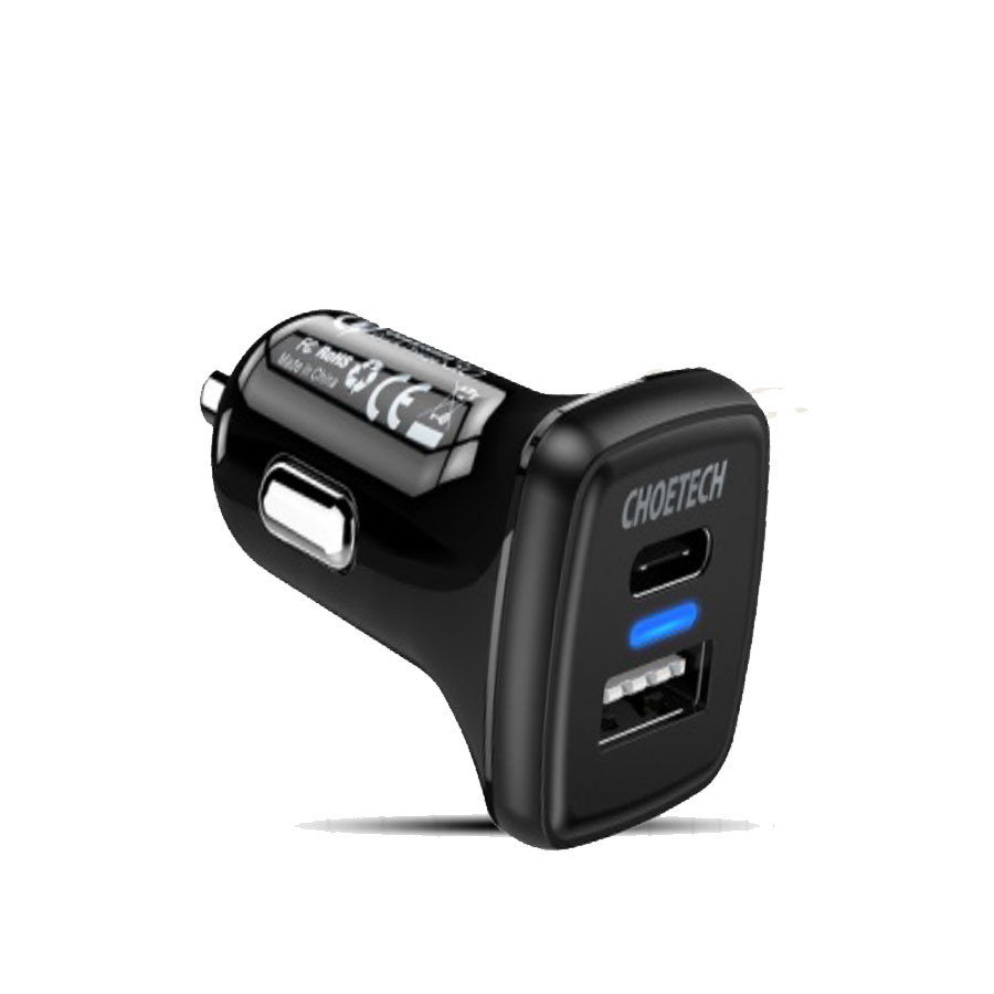 Choetech Chargeur de voiture à double port By OumouGroup