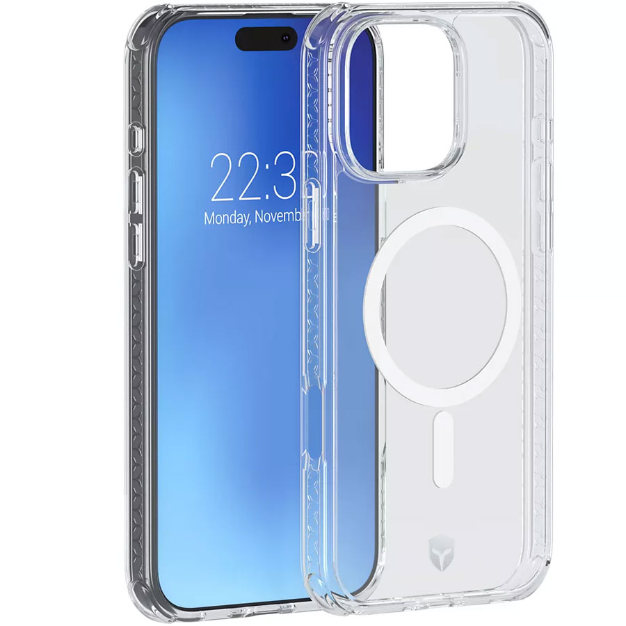 Bigben Coque iPhone 16 Pro Max Compatible Magsafe Transparente