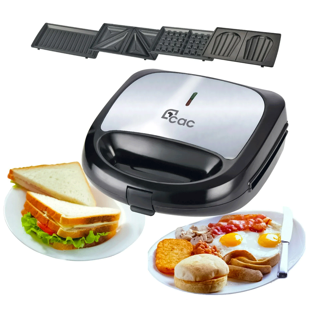 Presse Panini - Gaufre Electrique 4 en 1 By CAC