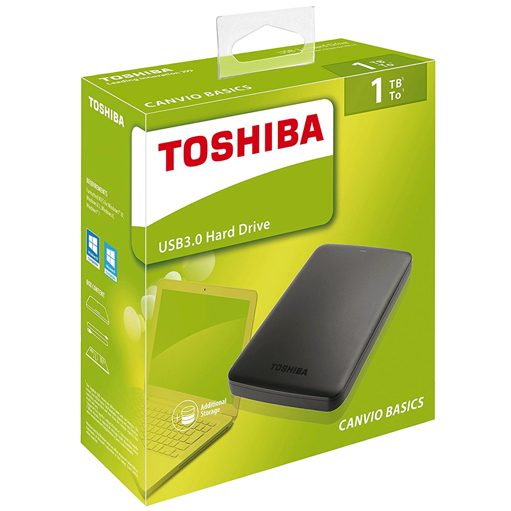 Disque dur externe Toshiba 1To Canvi0 Basics By OumouGroup