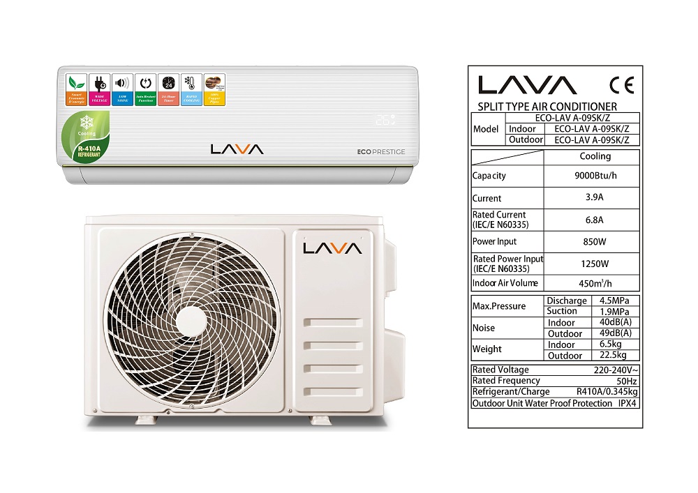 Split Climatiseurs 1,25CV 9000Btu Lava By OumouGroup