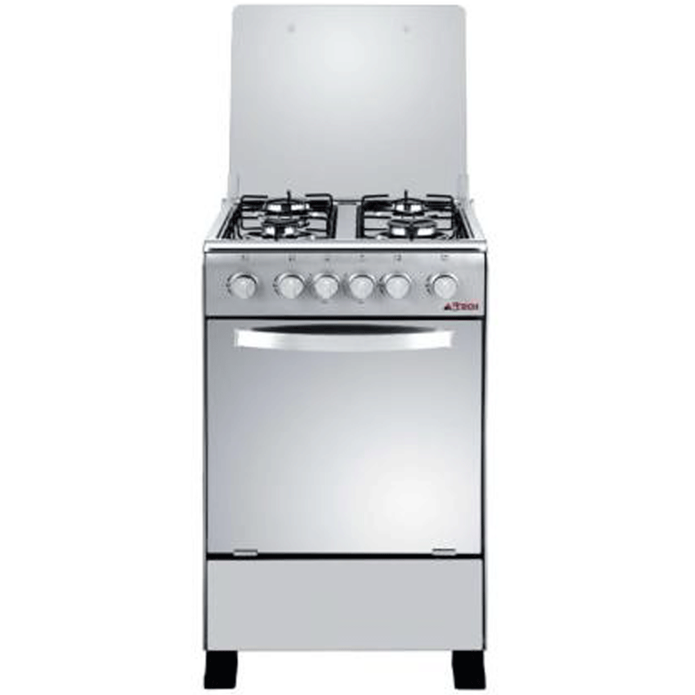 Astech Cuisiniére 4feux 50x50 à Gaz inox avec Four CSI50MS By Digital Stores
