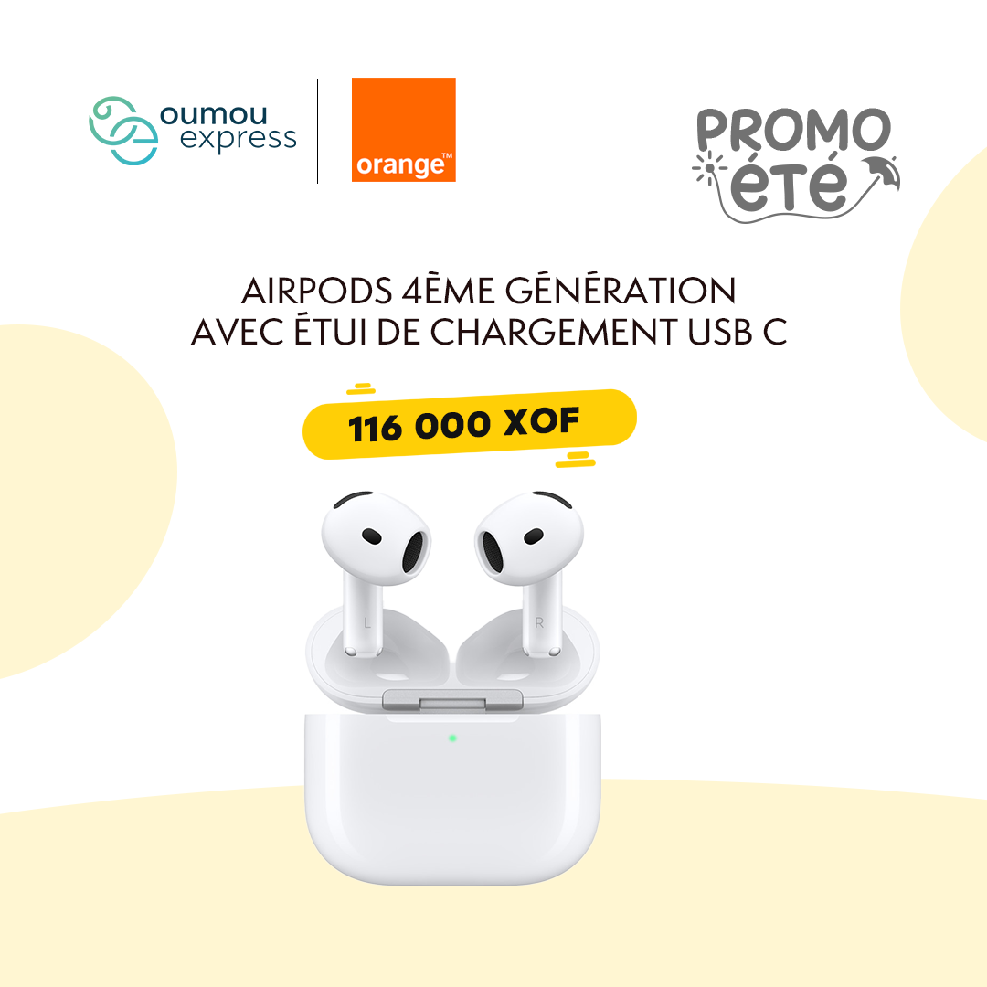 Apple Ecouteurs AirPods 4th generation By OumouGroup