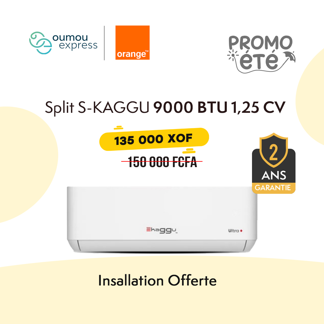 Split Climatiseur SKAGGU 9000 BTU 1,25CV R410 By OumouGroup