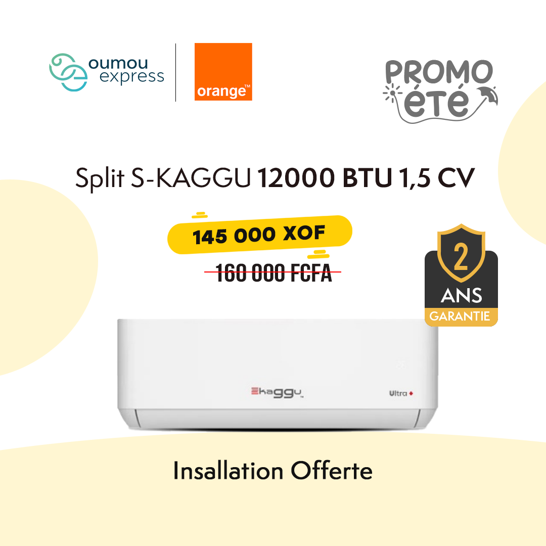 Skaggu Split Climatiseurs 1.5CV 12000Btu SKaggu By OumouGroup