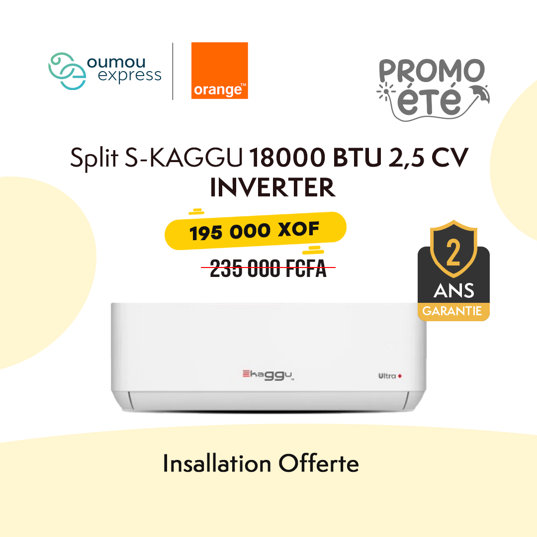 Skaggu Split climatiseurs inverter 2.5CV 18000Btu Skaggu By OumouGroup