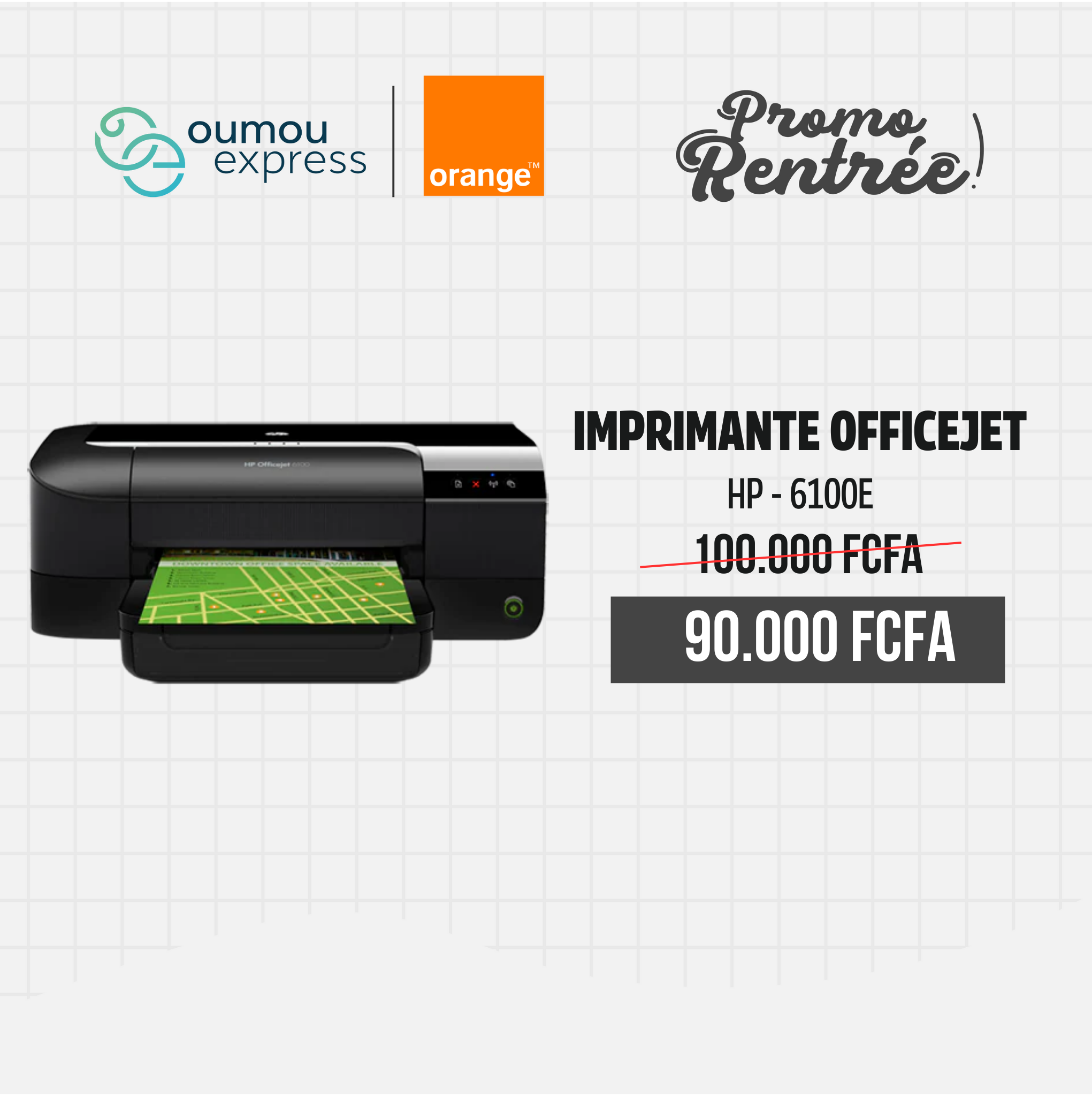 Hp Imprimante hp couleur office jet 6100e by OumouGroup