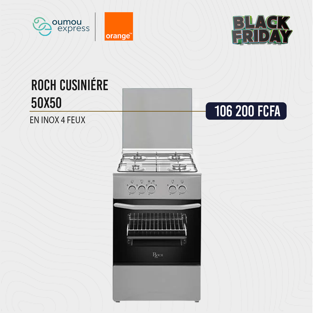 Roch Cuisinière Roch 50x50 en inox By OumouGroup