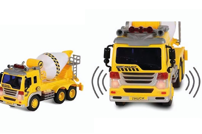 CAC Jouet bétonnière à friction Véhicule de construction By CAC