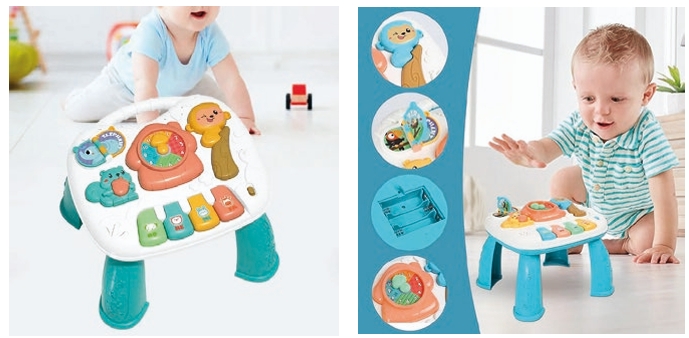 Table d'apprentissage éducative Jouets musicaux pour bébés Lumières et sons musicaux By CAC