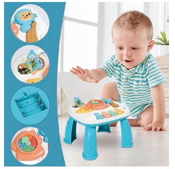 Table d'apprentissage éducative Jouets musicaux pour bébés Lumières et sons musicaux By CAC