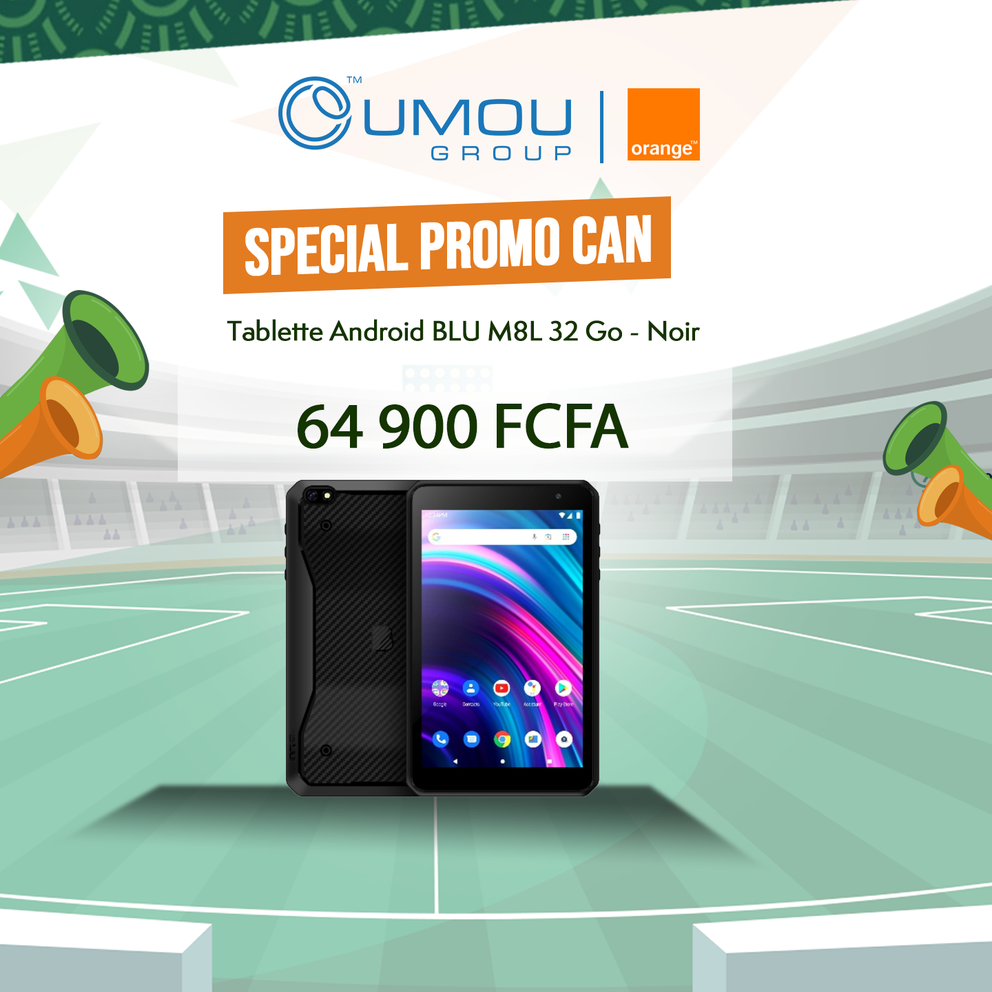 Tablette Android BLU M8L 32 Go - Noir by OumouGroup