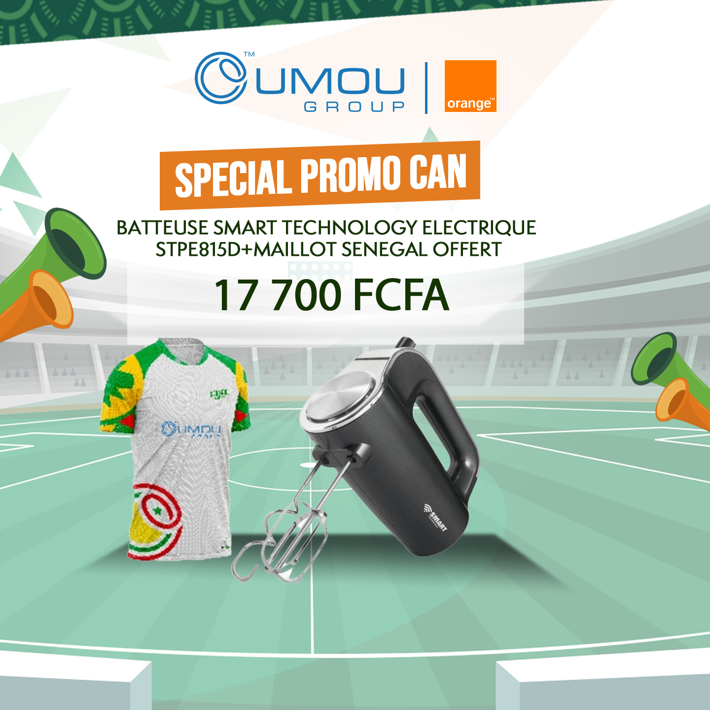 Batteuse Smart technology electrique STPE815D +MAILLOT SENEGAL OFFERTBy OumouGroup