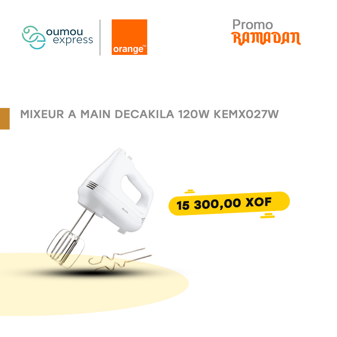 Mixeur a main DECAKILA 120W KEMX027W by oumougroup