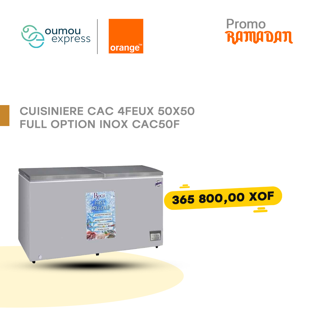 Congelateur roch horizontal 600litres gris rcf600g by oumougroup