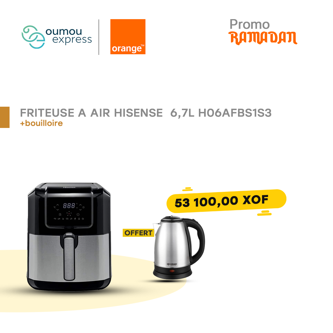 Air Fryer Friteuse à air 6,7Litres + bouilloire By OumouGroup