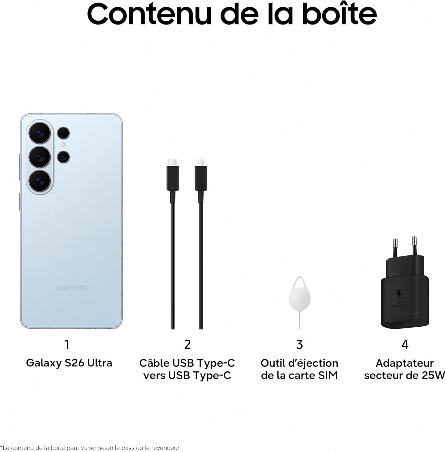 Samsung Galaxy S26 Ultra Blanc 512Go