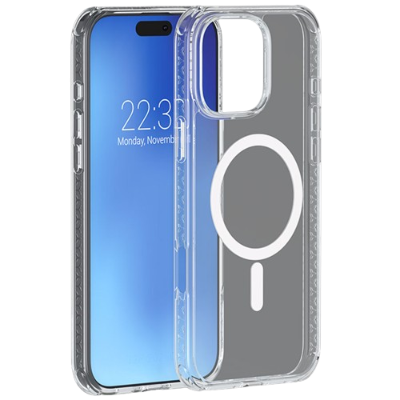 Bigben Coque iPhone 16 Pro Max Compatible Magsafe Traansparente