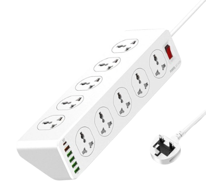 Lightwave Multiprise 106U + USB Fast Charging By Digital Stores