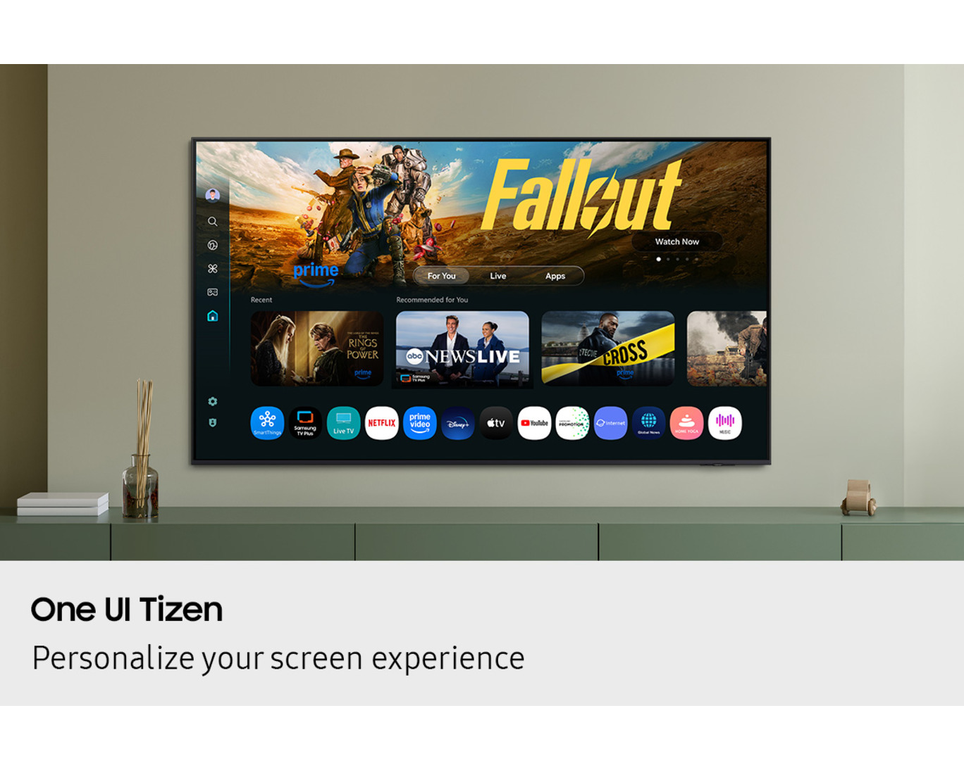 Téléviseur Smart TV Crystal UHD 4K 55" (140cm) UA55U8000FUXLY by Office Choice