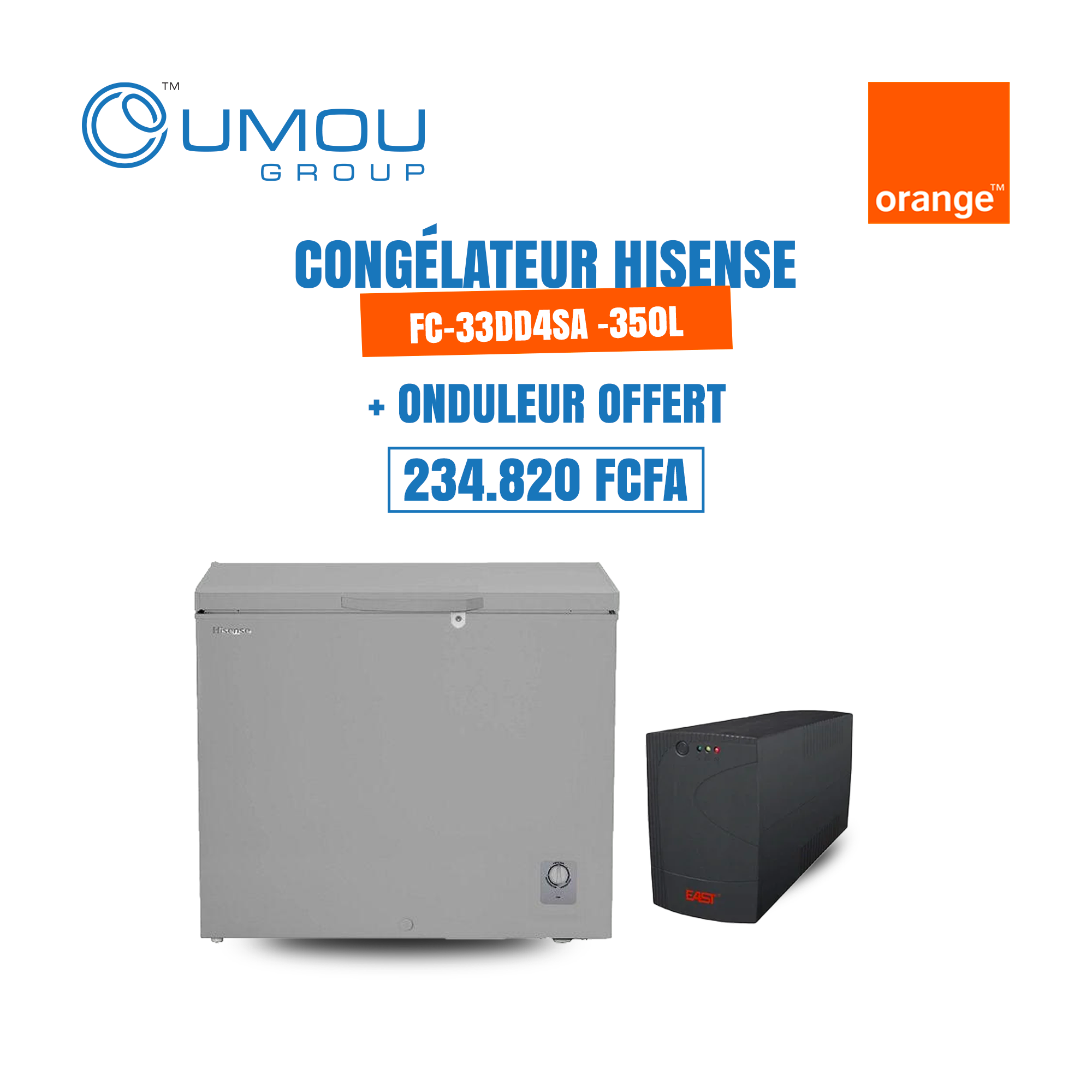 Congélateur 350L + Onduleur by OumouGroup