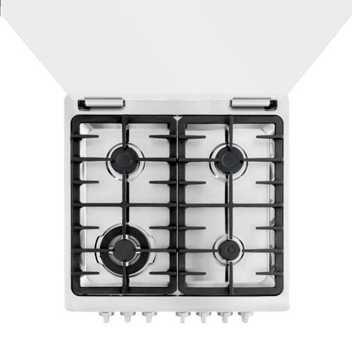 Cuisinière Mixte 3 Gaz + 1 Électrique 60x60 HCR2031EGSB Couleur Grise by Office Choice