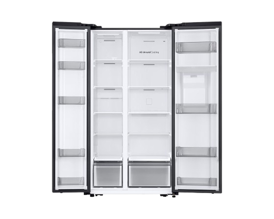 Réfrigérateur Side-by-Side 2 Portes 578L Noir Mat RS57DG4100B4 avec Fontaine by Office Choice