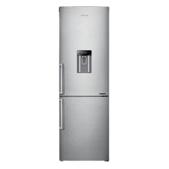Samsung Réfrigérateur Combiné 3 Tiroirs 321L avec Fontaine Silver RB33J3700SA by Office Choice