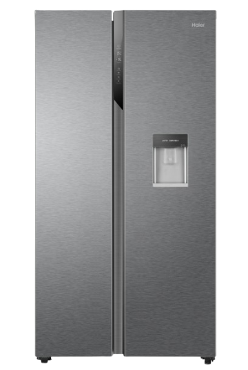 Haier Réfrigérateur Américain Side By Side HSR3918EWPG Avec Distributeur d'Eau Couleur Grise by Office Choice