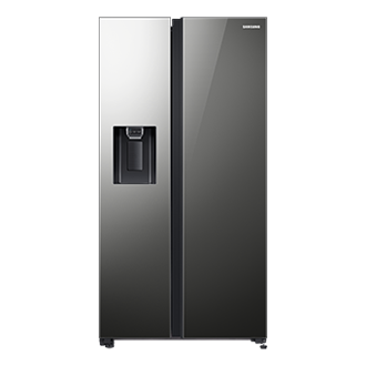 Samsung Réfrigérateur Side-by-Side 3 Portes 647L Finition Miroir RS64R53112A UT by Office Choice