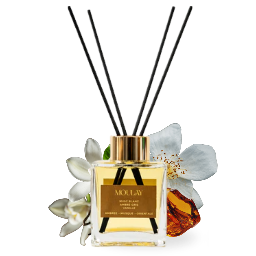 Huilarome Bouquet parfumé MOULAY - Musc blanc, Ambre gris, Vanille by Huilarome