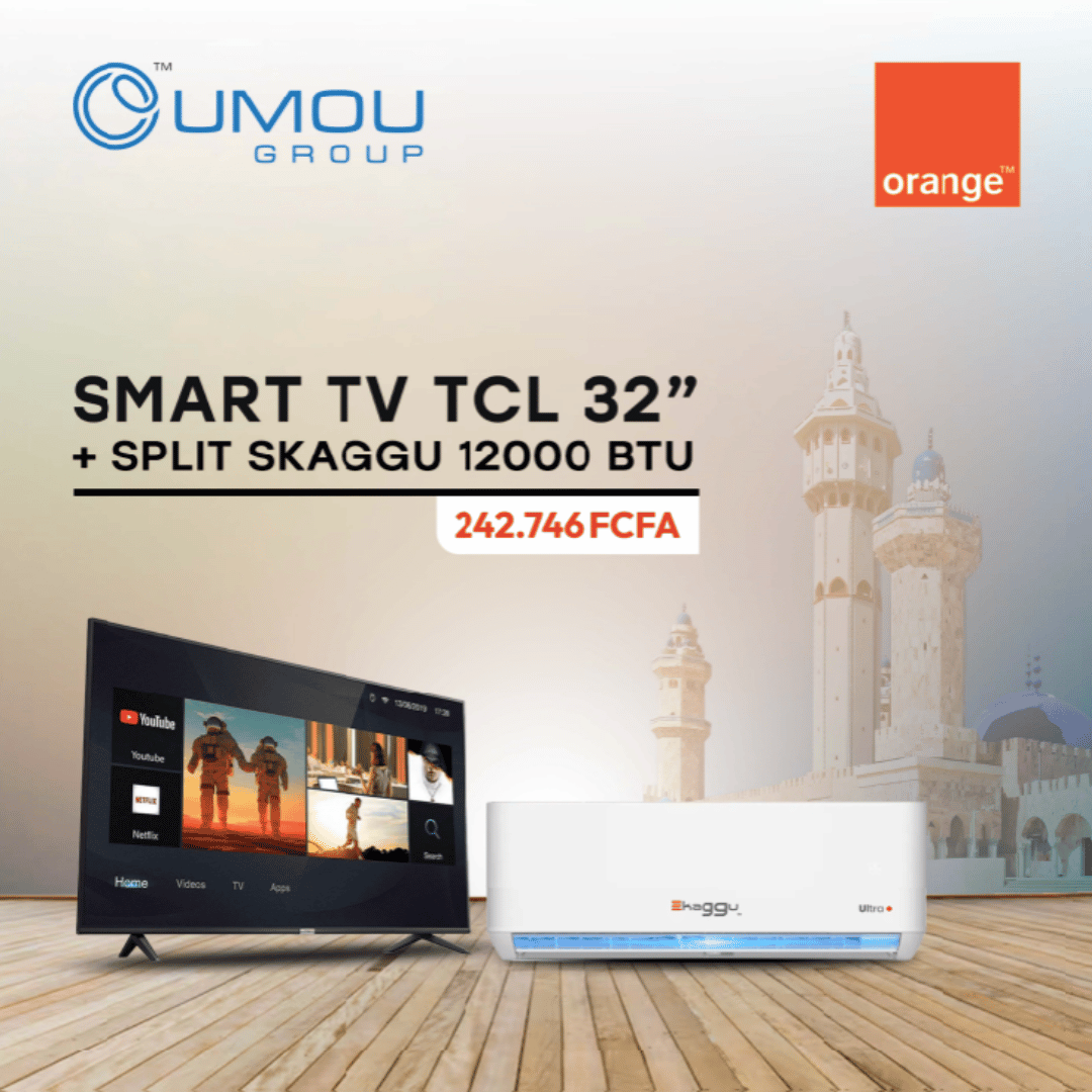 Skaggu Pack Promo Magal : Split S-KAGGU 1.5 CV + TV TCL 32" by Oumou Group