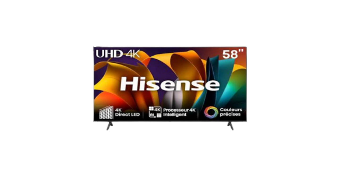 Hisense PROMOMAGAL Hisense 4K 58A6N TV LED UHD 58 pouces By Oumougroup