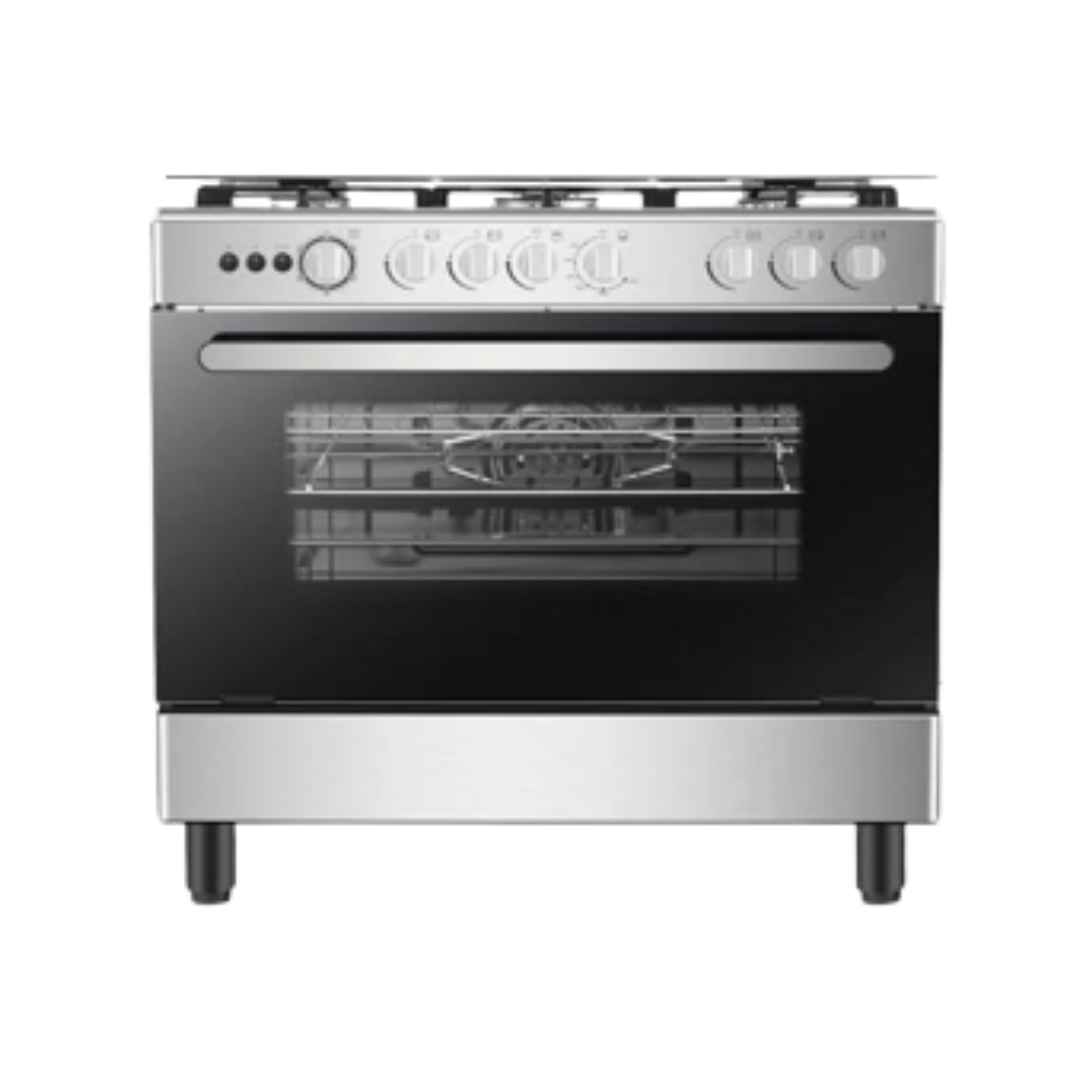 Hisense PROMOMAGAL Cuisiniere Hisense 5 FEUX 90X60 A GAZ GRIS HFG90335RX By OumouGroup