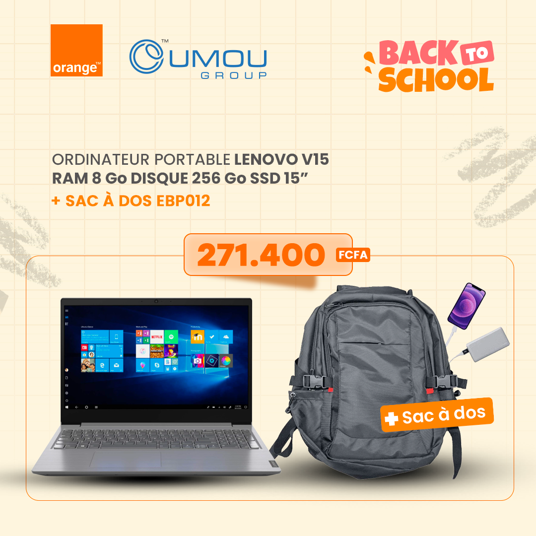 Lenovo Ordinateur Portable Lenovo V15 By OumouGroup