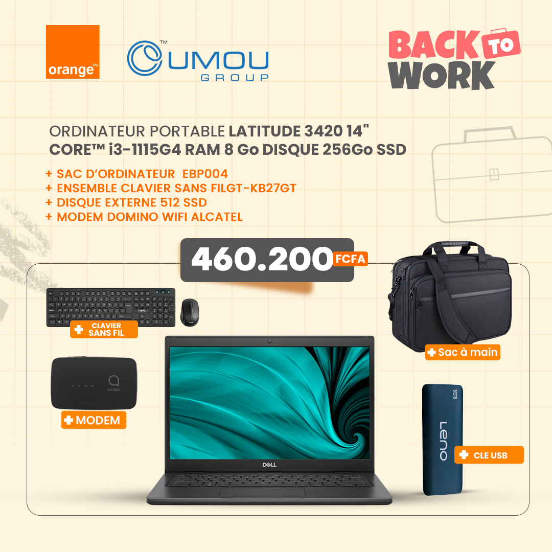 Lenovo Ordinateur Portable Dell Latitude 3420 14 By OumouGroup